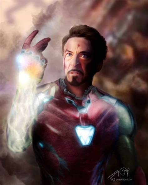 Iron Man Endgame Digital Drawing By Lunaroveda On Deviantart