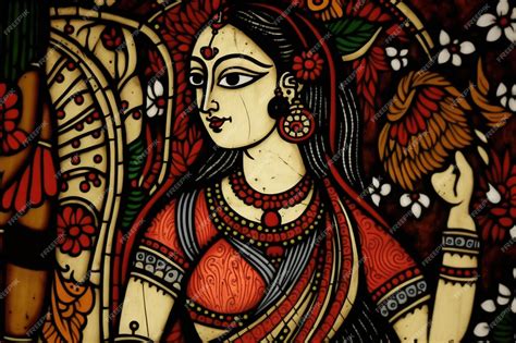 Premium Photo Madhubani Painting