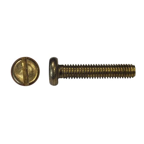 High Quality Pan Head Slot Brass Machine Screws Blacks Fasteners