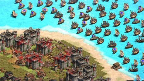 Great Naval Invasion Age Of Empires 2 Definitive Edition Youtube