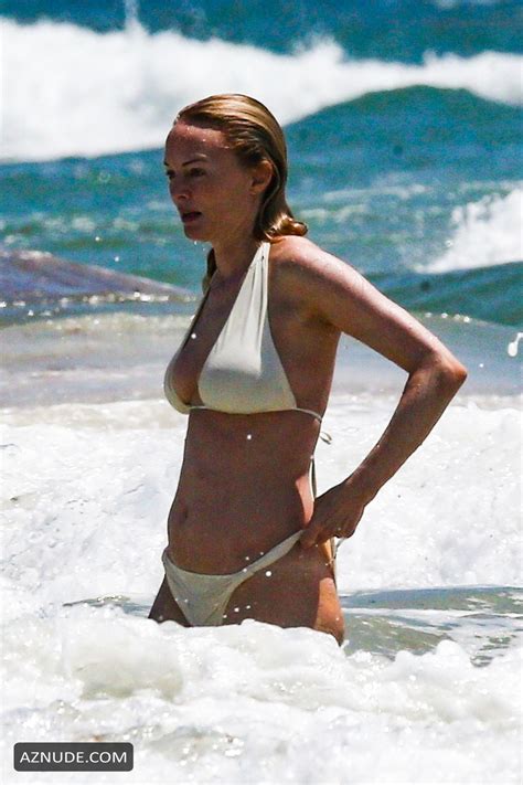 Heather Graham Enjoys Her Vacation In A Stunning White Two Piece Bikini Aznude