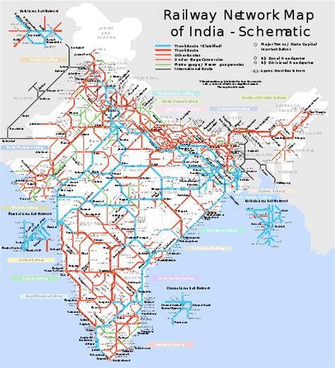 The Incredible Railway Map Of India: A Comprehensive Guide - Map Of France