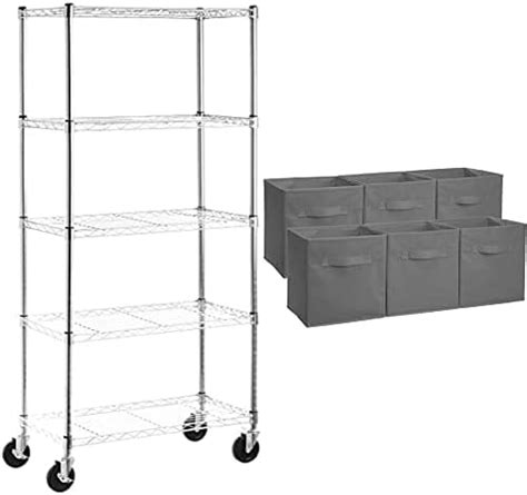 Amazon Amazon Basics Shelf Adjustable Heavy Duty Storage