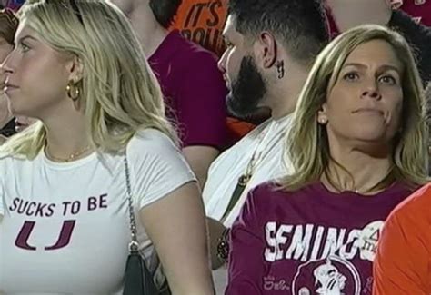 Mom Goes Viral For Outfit At Florida State Vs Miami Game The Spun