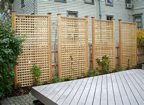 I Want To Put Up A Lattice Panel For Privacy What To Attach It To