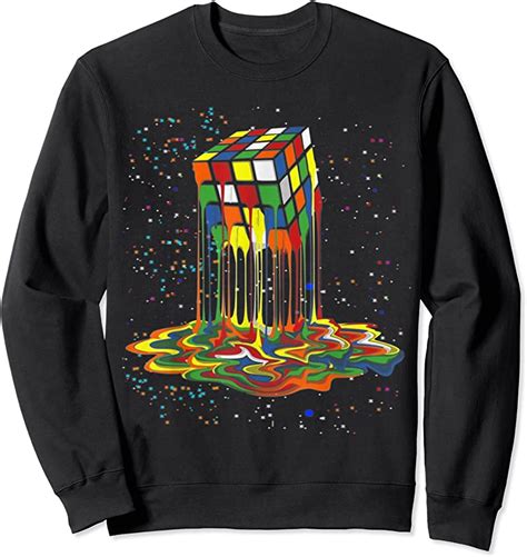 Perfect Awesome Graphic Melting Rubik Rubix Rubics Cube T Shirts Tees