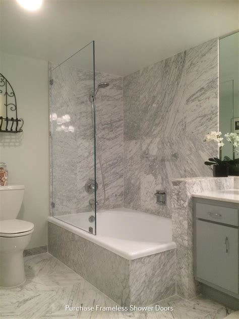 Bathtub Inside Shower Enclosure | Frameless Shower Doors