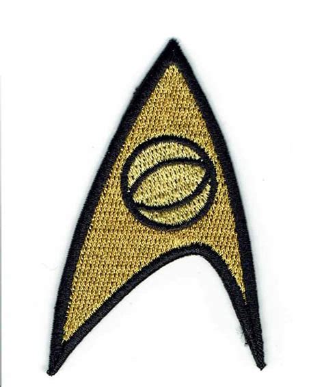 Starfleet Star Trek Science Officer Gold & Black Trim | Etsy