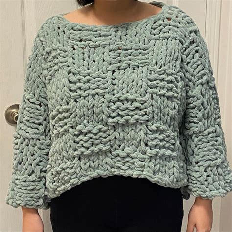 Knitting Pattern For The Knotty Crop Top Festival Crop Knit Crop Top Knitted Chunky Crop