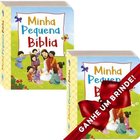 Combo Livros Pequeninos Minha Pequena B Blia Ilustrada Infantil Sbn