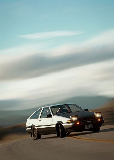 Toyota AE86 Poster By Askadina Shakee Displate