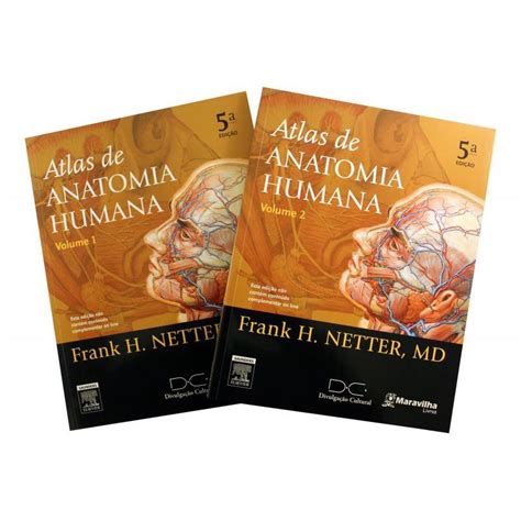 Livro Netter Atlas Anatomia Humana 5ª edição 02 Vol Submarino