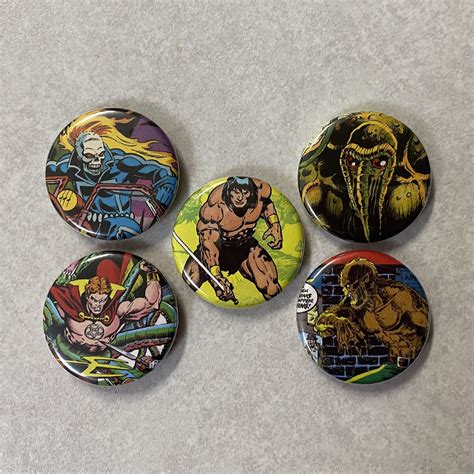 Marvel Comics Characters 125 32mm Pin Or Magnet Set Etsy