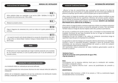 Manual Encimera Induccion Pdf