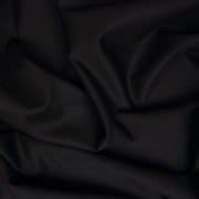 Stretch Gabardine Black Bloomsbury Square Dressmaking Fabric