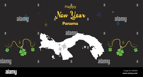 Happy New Year Illustration Theme With Map Of Xxxx Stock Vector Image And Art Alamy