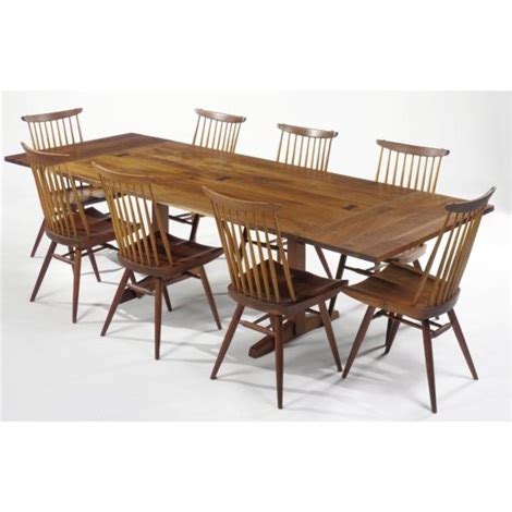 Set of eight new chairs by George Nakashima on artnet