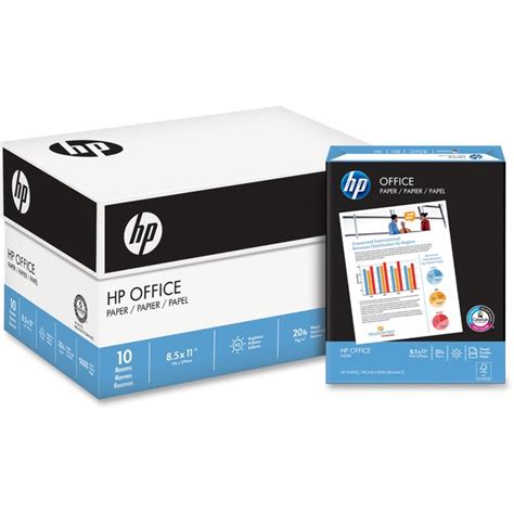 Hew112101pl Hp Papers Office20 85x11 Copy And Multipurpose Paper White