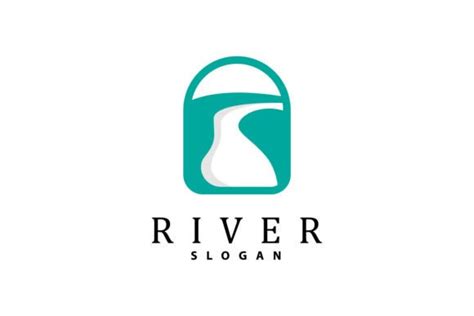 River Logo Design River Creek Vector Graphic By May Graphic · Creative