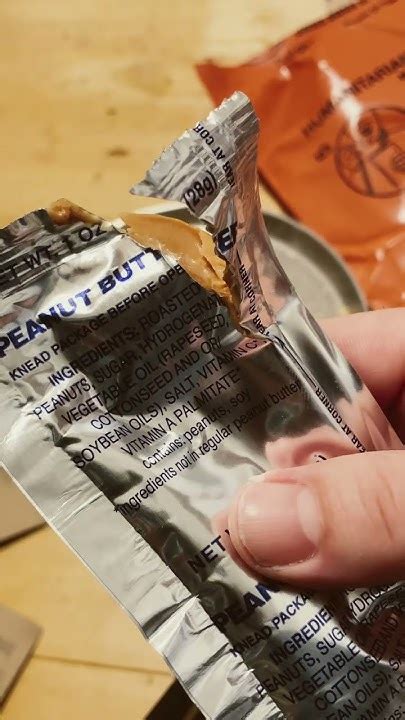 Sopakco Peanut Butter Mre Hdr Ration Review Menu 5 Emergency Survival