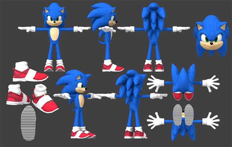 The Paramount Movie Teen Sonic model appearing in Sonic Dash and Sonic Forces: Speed Battle soon ...