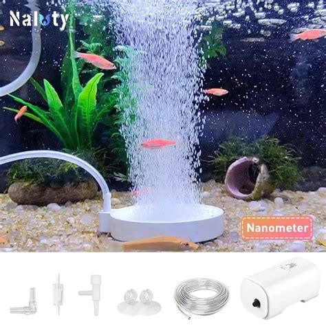 Pompe Air Silencieuse Pour Aquarium Micro Nanom Tre Accessoires En