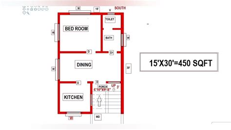 15x30 House Plan Ii 1530 House Design Ii 15x30 Ghar Ka Naksha Ii 15x30 House Plans House