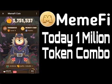 Memefi Today Combo 14 06 2024 Get 1 Million Token Free Meme Fi YouTube