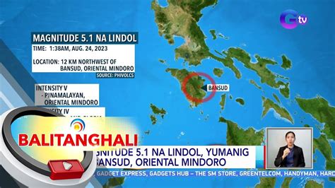 Magnitude 5 1 Na Lindol Yumanig Sa Bansud Oriental Mindoro BT YouTube