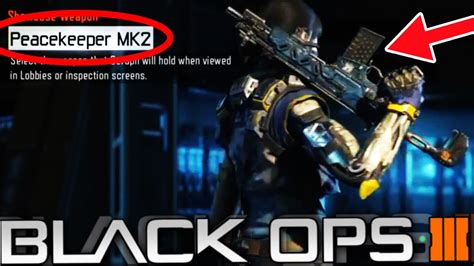 NEW PEACEKEEPER DLC WEAPON In Black Ops 3 PEACEKEEPER MK2 YouTube