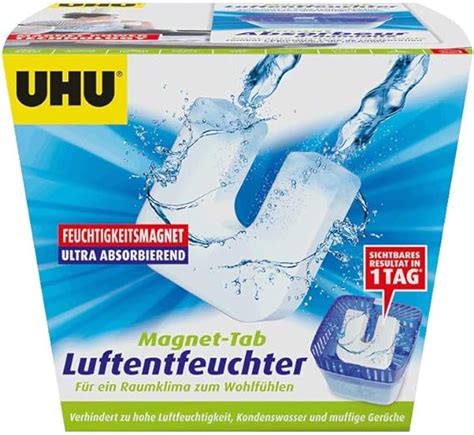 UHU Luftentfeuchter Bekämpft Feuchtigkeit und Schimmel in Wohnräumen