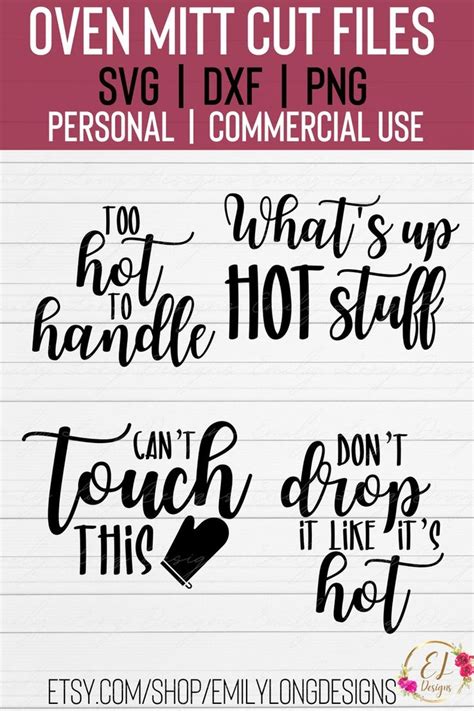 Pot Holder Svg Bundle Funny Kitchen Saying Oven Mitt Svg Don T Drop It Like It S Hot Too Hot To