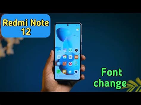 How To Change Font Style In Redmi Note 12 Font Change Setting How To