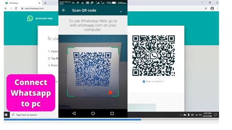 How To Connect Whatsapp To Pc How To Scan Qr Code Of Whatsapp Web