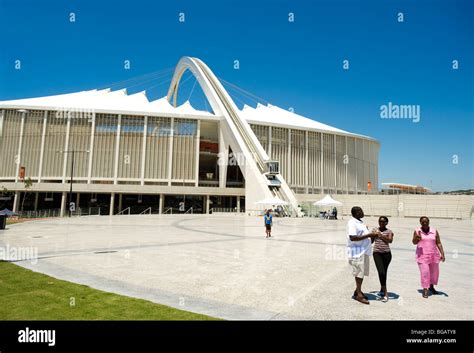 The Durban Moses Mabhida Soccer Stadium. Durban, South Africa Stock ...