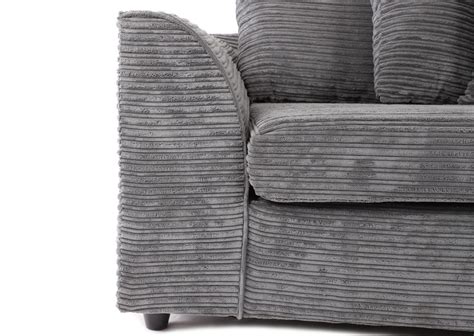 Byron 2 Seater Sofa Grey Cord