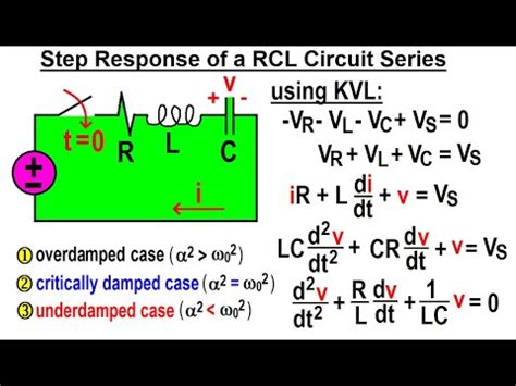 Electrical Engineering Ch Nd Order Circuits Of Step