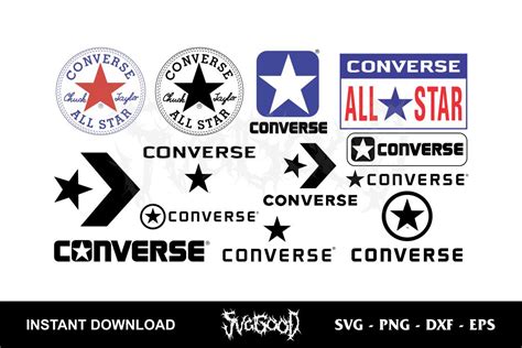 Converse Logo SVG Bundle Cut File SVGGOOD