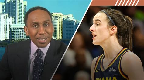 Stephen A Caitlin Clark Deserves Respect For Role In Wnba Chartering Flights Stream The