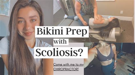 13 Weeks Out Bikini Prep Scoliosis Chiropractic Adjustment YouTube