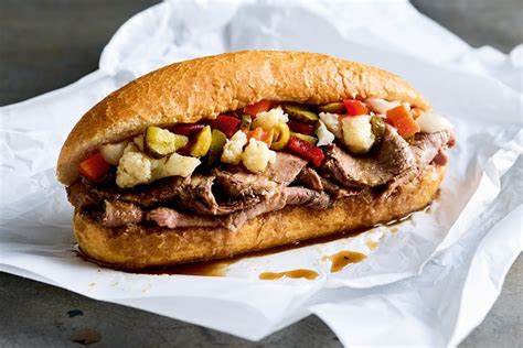 Chicago-style Italian beef sandwich recipe - Recipes - delicious.com.au