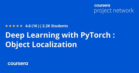 Deep Learning With PyTorch Object Localization Coursya