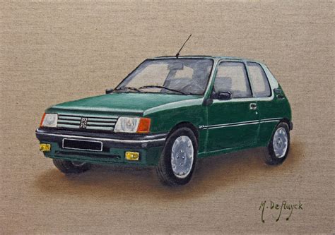 Peugeot Roland Garos Peinture Par Michel De Ruyck Artmajeur