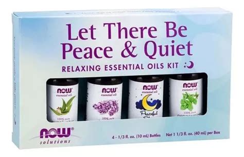 Aceite Esencial Now Kit Leo Essencial Relaxante Let There Be Peace