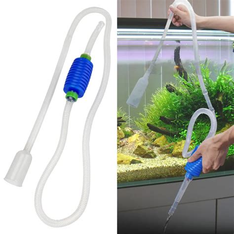 Aquarium Fish Tank Vacuum Gravel Water Filter Cleaner Siphon Pump ...