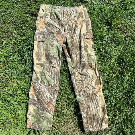 Vintage Realtree Camo Cargo Pants Size Large Made Depop