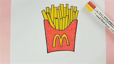 Mcdonalds French Fries Coloring Pages Ferrisquinlanjamal