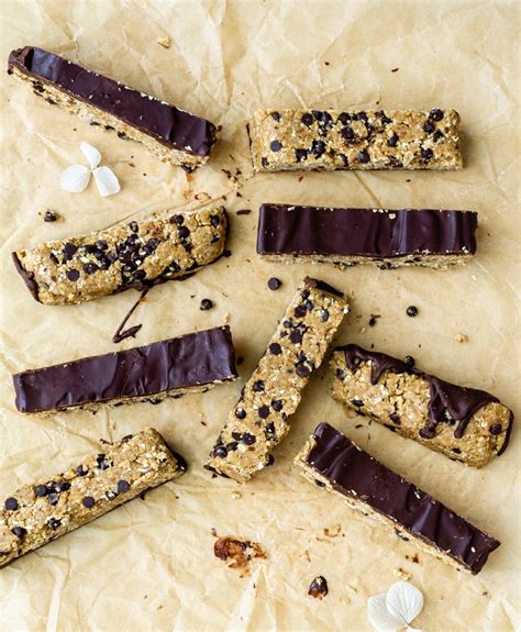 Cookie Dough Protein Bars No Bake Vegan Im Worthy