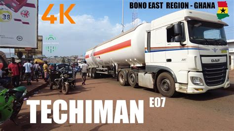 Techiman Walk Tour E07 From Kumasi Road In The Bono East Region Of