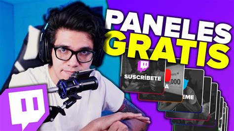 Paneles Gratis Para Twitch Con Psd Editable Y Photoshop Tutorial